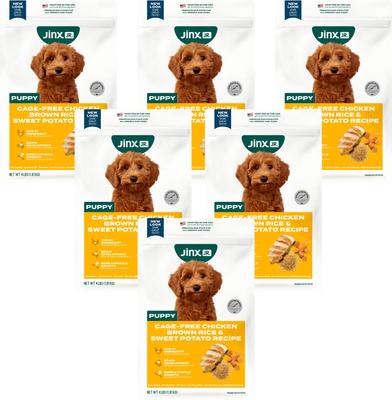 Jr Whole Grain Chicken Recipe Natural Dry Puppy Food, 4-lb bag