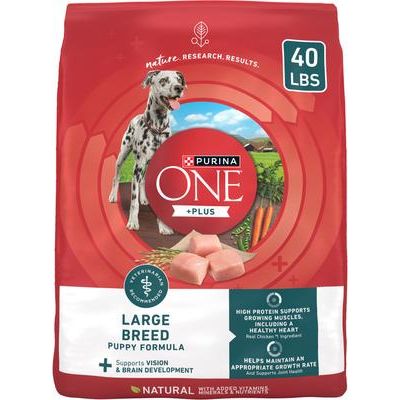 +Plus Natural Large Breed Formula Dry Puppy Food, 31.1-lb bag