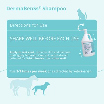 Shampoo for Dogs, Cats & Horses, 1-gallon bottle