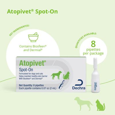 Spot-On Dog & Cat Skin Care Treatment, 8 count