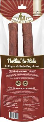 Nothin' To Hide - Masticables para perros con sabor a matón, rollo grande de 10 pulgadas, 2 unidades