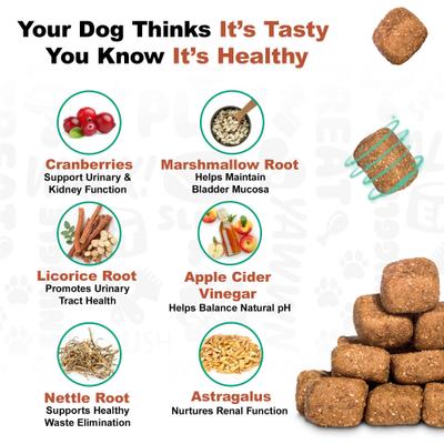 Bacon Flavored Cranberry Urinary Support Dog Supplement, 225 count