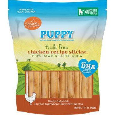 Palitos de pollo para cachorros Hide-Free, 10 unidades