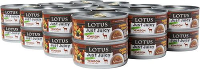 Just Juicy Venison Stew Grain-Free Canned Cat Food, 5.3-oz, case of 24