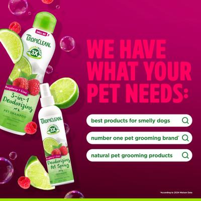EnduraScent Raspberry Lime Scented Dog & Cat Deodorizing Spray, 8-fl oz bottle