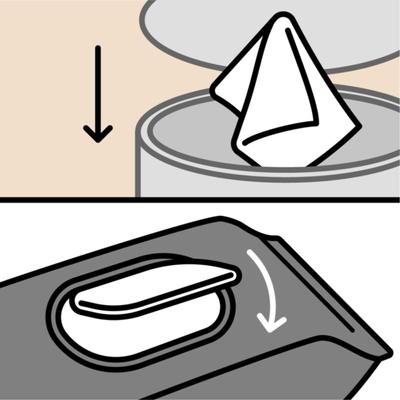 Hypoallergenic Unscented Dog & Cat Ear Wipes, 80 count