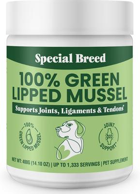Green Lipped Mussel Powder Joint Supplement for Dogs & Cats, 28.22-oz