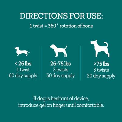 Twist & Lick Calming Health Supplement for Dogs, 2.3-fl oz