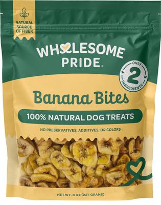 Banana Bites 100% All-Natural Limited Ingredient Dog Treats, 16-oz bag