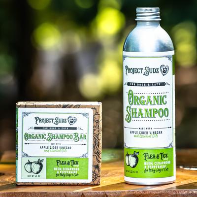 Flea & Tick Relief Shampoo Bar for Dogs, 4-oz box