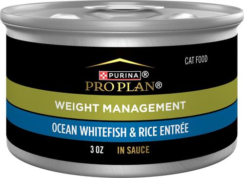 Weight Management Turkey & Rice Entree in Gravy Wet Cat Food, 3-oz can, case of 24