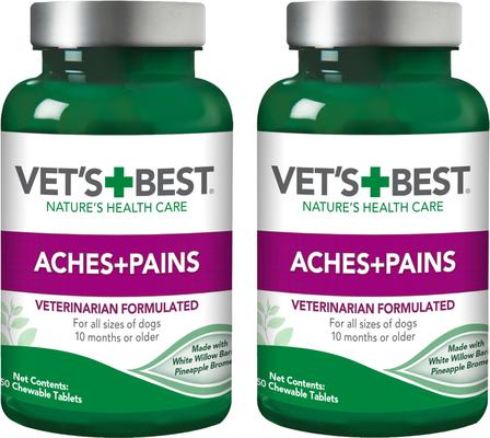 Aches + Pains Vet Formulated for Dog Occasional Discomfort Hip & Joint Support Chew Supplement for Dogs, 150 count