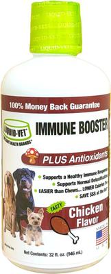 K9 Immune Booster Chicken Flavor Liquid Supplement for Dogs, 8-fl oz bottle, 2 count