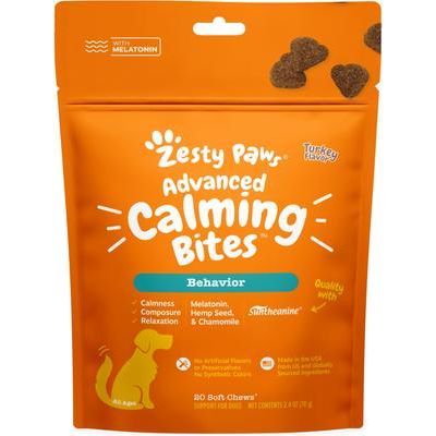 Advance Calming, Melatonina con Hemp sabor Pavo para Perro. 20 chew