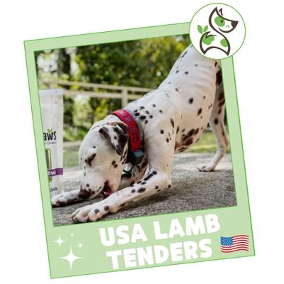 USA Lamb Tenders Natural Dog Chew Treats, 1-lb bag