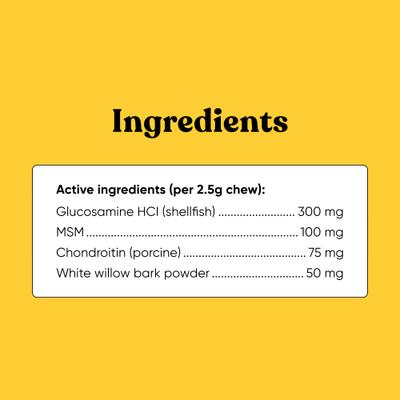 Joint Bacon Flavored Soft Chew Supplement for Dogs, 90 count