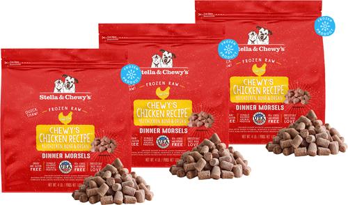 Dandy Lamb Morsels Frozen Raw Dog Food, 4-lb bag