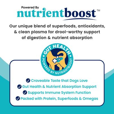 Bundle: Solid Gold Homestyle Meal Skin & Coat Support Chicken + Gut Health Beef Dog Food Topper, 9-oz pouches, case of 2