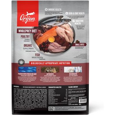 Alimento seco para perros de razas pequeñas, alto en proteínas y sin cereales, bolsa de 4.5 kg