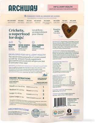 Hip & Joint Health Functional Soft & Chewy Treat Supplement for Dogs, 5-oz bag