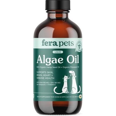 Fera Pets, Algae Oil Omega-3, 6, 9 for Dogs and Cats. 236 ml.