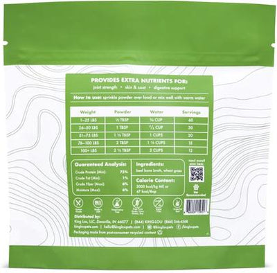 Complemento para alimento para perros Bone Broth Booster Digestive Support, bolsa de 5.97 oz