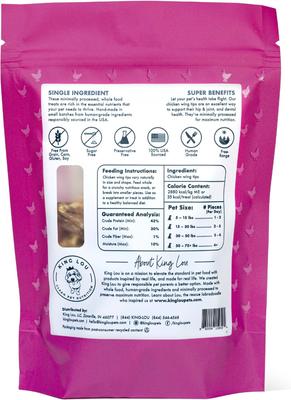 Chicken Wing Tips Dehydrated Dog Treats, 30 count