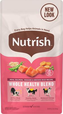 Whole Health Blend Real Salmon, Veggies & Brown Rice Recipe Gentle Digestion Dry Dog Food, 13-lb bag