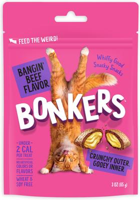 Cat Pillows Bangin Beef Flavored Crunchy Cat Treats, 6.3-oz bag, 1 count