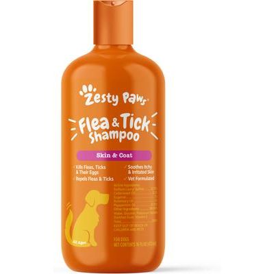 Itch Soother, Shampú de Avena y Aloe, Relajante contra Pulgas y Garrapatas, Perros. 454 ml.