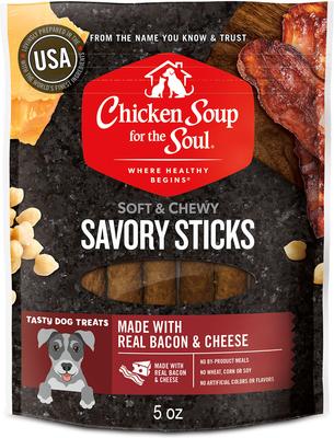 Savory Sticks Real Bacon & Cheese Dog Treats, 32-oz bag