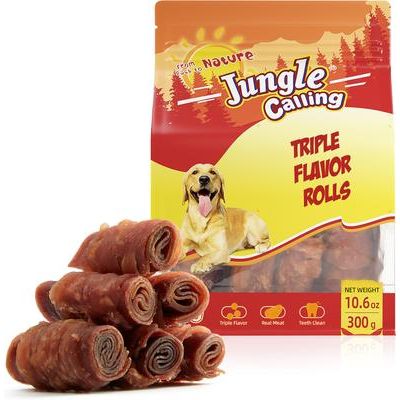 Slow Roasted Duck Jerky Dog Treats, 10.6-oz bag