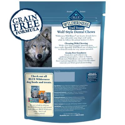 Wilderness Wild Bones Grain-Free Large Dental Dog Treats, 27-oz bag, count varies