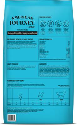 Protein & Grains Small Breed Salmon, Brown Rice & Vegetables Recipe Adult Dry Dog Food, 28-lb bundle