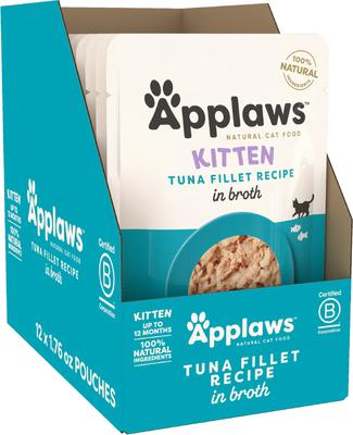 Kitten Chicken Breast in Broth Grain-Free Wet Cat Food, 1.76-oz pouch, case of 12