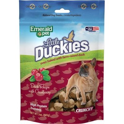 Grain-Free Little Duckies with Duck & Sweet Potato Dog Treats, 5-oz bag