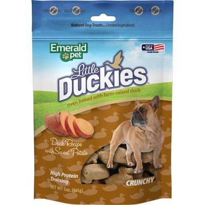 Grain-Free Little Duckies with Duck & Blueberry Dog Treats, 5-oz bag