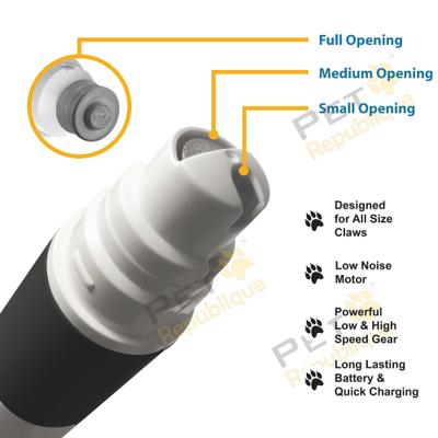 Rechargeable Large Electric Dog & Cat Nail Grinder & Clippers