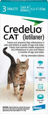 Chewable Tablets for Cats, 2-4 lbs, (Purple Box), 1 Chewable Tablet (1-mo. supply)