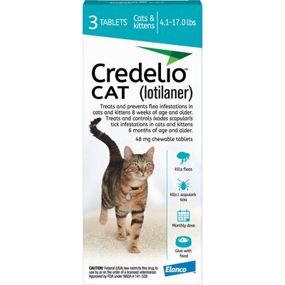 Comprimidos masticables para gatos, 2-4 lb (caja morada), 1 comprimido masticable (suministro para 1 mes)