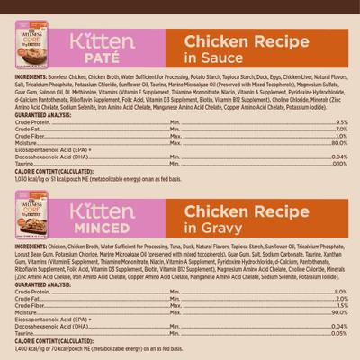 CORE Tiny Tasters Kitten Chicken Grain-Free Variety Pack Wet Cat Food, 1.75-oz pouch, case of 12