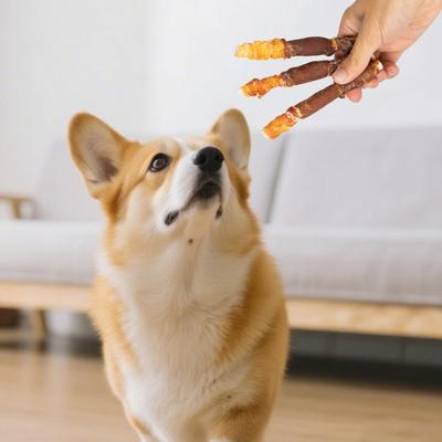 Triple Flavor Chicken Liver Duck & Chicken Wrapped Rawhide Sticks 5-inch Dog Treats, 30 count