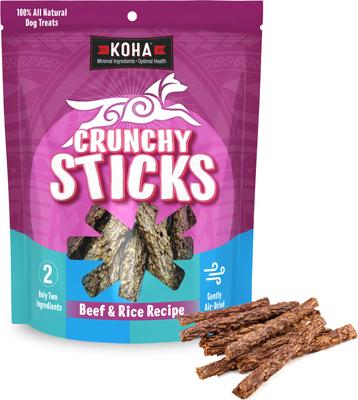 Crunchy Sticks Limited Ingredient Chicken & Rice Dog Treats, 10.58-oz bag