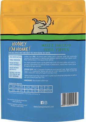 ¡Aderezo natural para comida de perro Terrifically Tripe con búfalo de agua, bolsa de 75 g!