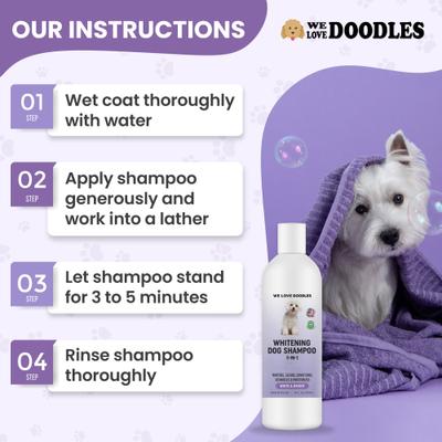 Whitening Dog Shampoo, 16-fl oz bottle