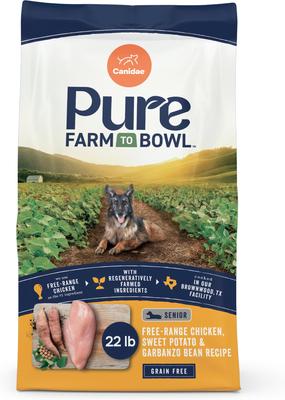 Grain-Free PURE Senior Limited Ingredient Chicken, Sweet Potato & Garbanzo Bean Recipe Dry Dog Food, 12-lb bag
