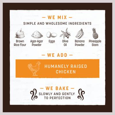 Bundle: Earth Animal Wisdom Air-Dried Chicken Recipe Premium Natural Dog Food, 2-lb bag + No-Hide Small Rolls Long Lasting Natural Rawhide Alternative Chicken Recipe Chew Dog Treats, 2 count