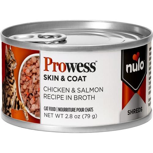 Nulo Prowess Skin & Coat Chicken & Salmon, lata de 79 g; venta en paquete de 12 latas