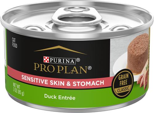 Focus Sensitive Skin & Stomach Tuna & Oat Meal Entree Canned Cat Food, 3-oz can, case of 24