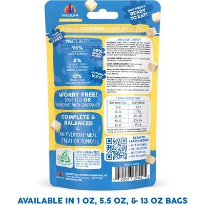 Alimento liofilizado para perros Paw Lickin' Chicken, bolsa de 1 oz